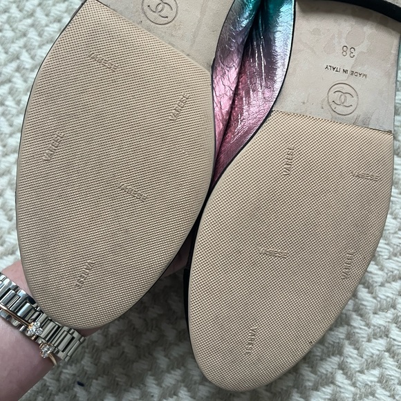 Chanel metiers d'art multi color rainbow ballet flat - Picture 6 of 7